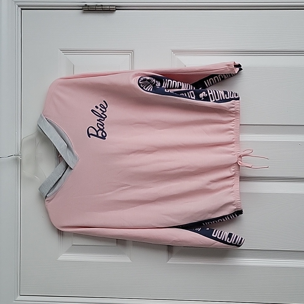 Barbie Girl's Long Sleeve Shirt With Hood